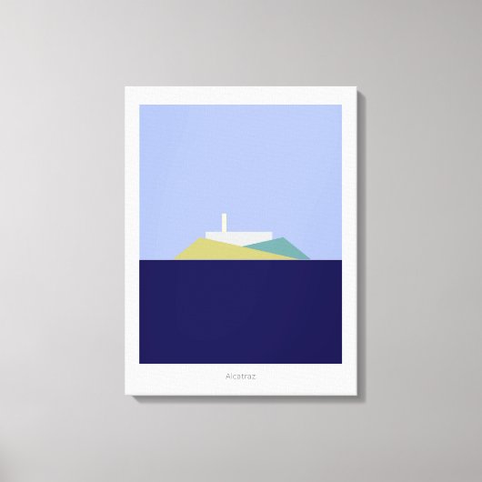 Faux Canvas print van Alcatraz (Voorkant)