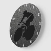 Faux Carbon Fiber Cycling Grote Klok (Hoek)