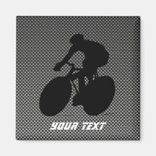 Faux Carbon Fiber Cycling Magneet