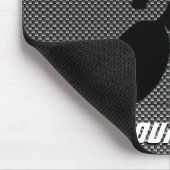 Faux Carbon Fiber Cycling Muismat (Hoek)
