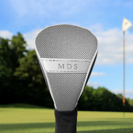 Faux Carbon Fiber Monogram Golf Head Hoesje Golfheadcover