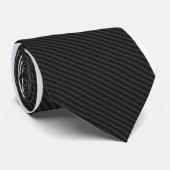 Faux Carbon Fiber Necktie Stropdas (Opgerold)