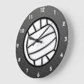 Faux Carbon Fiber Volleyball Grote Klok (Hoek)