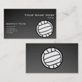 Faux Carbon Fiber Volleyball Visitekaartje (Voorkant / Achterkant)