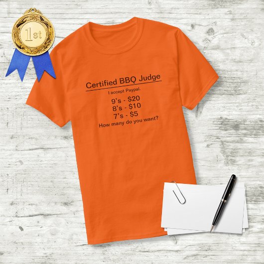 Faux Certified BBQ Rechter TShirt