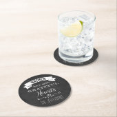 FAUX Chalkboard Grateful Hearts PAPER Onderzetters (Insitu)