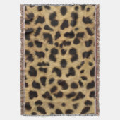 Faux Cheetah Skin Deken (Voorkant Verticaal)