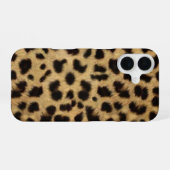 Faux Cheetah Skin iPhone 16 Hoesje (Achterkant horizontaal)