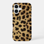 Faux Cheetah Skin iPhone 16 Hoesje (Achterkant)