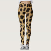 Faux Cheetah Skin Leggings (Voorkant)