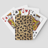 Faux Cheetah Skin Pokerkaarten (Achterkant)