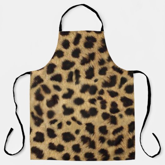 Faux Cheetah Skin Schort (Voorkant)