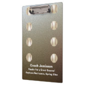 Faux Chrome, Baseball Coach Dank je, naam. Klembord (Links)