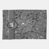 Faux Chrome Mini Box Achtergrond Theedoek (Horizontaal)