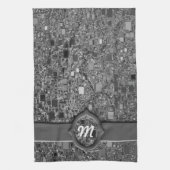 Faux Chrome Mini Box Achtergrond Theedoek (Verticaal)