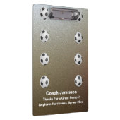 Faux Chrome, Voetbal coach, Naam, Klembord (Rechts)