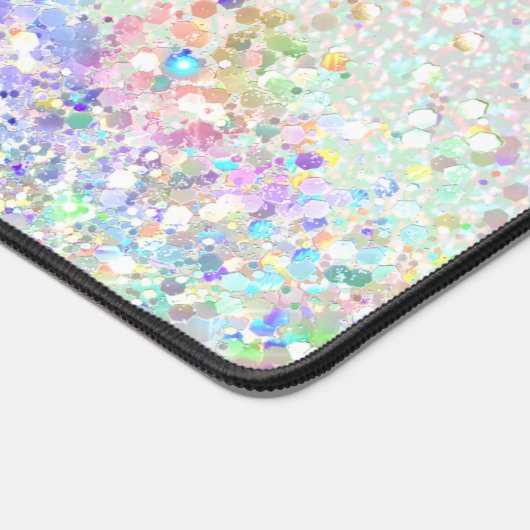 faux chunky glitter bureaumat (Hoek)