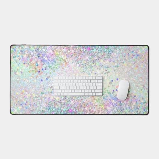 faux chunky glitter bureaumat (Keyboard & Muis)