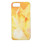 *~* Faux Citrine Crystal Healing Energy Chakra Case-Mate iPhone Case (Achterkant)