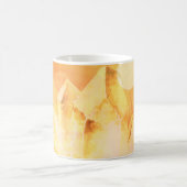 *~* Faux Citrine Crystal Healing Energy Chakra Koffiemok (Center)