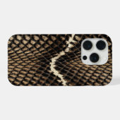 Faux Cobra Snake Skin iPhone Hoesje (Achterkant horizontaal)