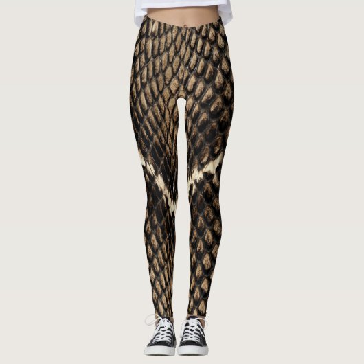 Faux Cobra Snake Skin Leggings (Voorkant)
