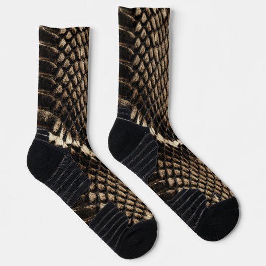 Faux Cobra Snakeskin  Sokken (Rechts)
