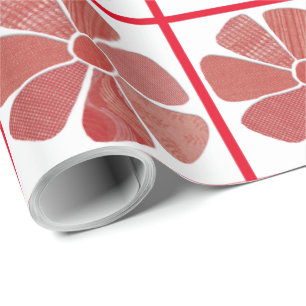 Faux Collage Mix en overeenkomende kleur Cadeaupapier