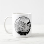 Faux Colorado State Quarter Rocky Mountains Trebes Koffiemok (Links)