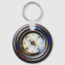 Faux Compass Sleutelhanger