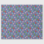 Faux Cookies in Clay Christmas Gift Wrap Cadeaupapier (Vlak)