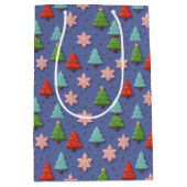 Faux Cookies in Clay Christmas Gift Wrap Medium Cadeauzakje (Voorkant)