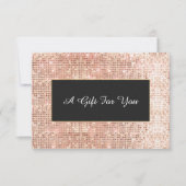 Faux Copper Sequins Spa en Salon Cadeaubon (Voorkant)