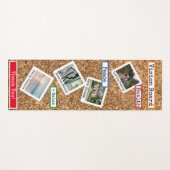Faux Cork Custom Photo Collage Vision Board Mat (Voorkant (horizontaal))