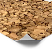 Faux Cork Custom Photo Collage Vision Board Poster (Hoek)