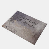 Faux Corroded Metal douane-tekstdeurmatten Deurmat (Schuin)