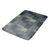 Faux Country Patchwork Quilt Bath Mat (Gekanteld)