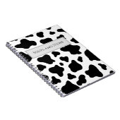 Faux Cow Hide Spiral Photo Notebook Notitieboek (Rechterzijde)