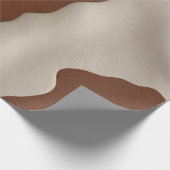 Faux Cow Leather Trendy Luxury Elegant Collection Cadeaupapier (Hoek)