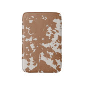 Faux Cowhide Brown Spots Country Western Badmat (Voorkant Verticaal)
