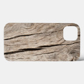 Faux Cracked Tree Barved Wood Case-Mate iPhone Case (Achterkant (horizontaal))