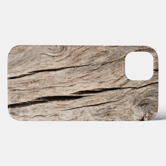 Faux Cracked Tree Barved Wood Case-Mate iPhone Case (Achterkant (horizontaal))