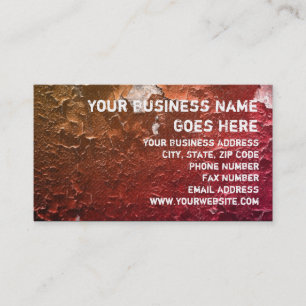 Faux Crackle Peeling Paint  Grunge Design Visitekaartje