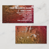 Faux Crackle Peeling Paint Grunge Design Visitekaartje (Voorkant / Achterkant)