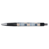 Faux Cream Denim Blue Jean Pen (Voorkant)