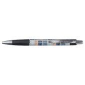 Faux Cream Denim Blue Jean Pen (Achterkant)