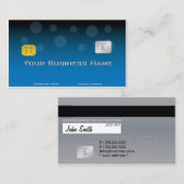 Faux Credit Kaart Professional Visitekaartje (Voorkant / Achterkant)