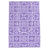 Faux Crochet Mauve Medium Cadeauzakje (Achterkant)