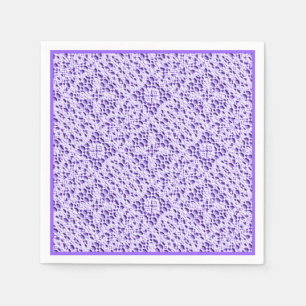 Faux Crochet Mauve Servet