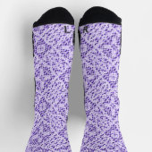 Faux Crochet Mauve Sokken (Top)